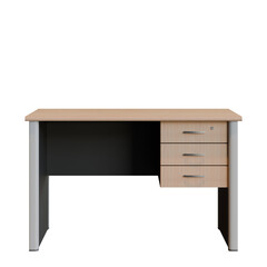 Staff Desk 3D Render Design Element