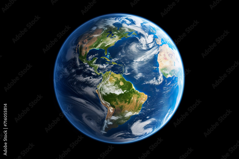 Canvas Prints planet earth. generative ai