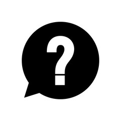 Question icon vector. question mark icon vector.