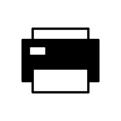 Print icon vector. printer icon vector.