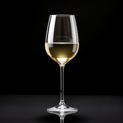 a sprankling wine, studio light , isolated on white background