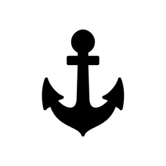 Anchor icon vector. Anchor symbol logo. Anchor marine icon.