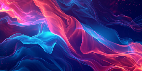 Fototapeta premium Aurora Swirls: Abstract Luminous Motion