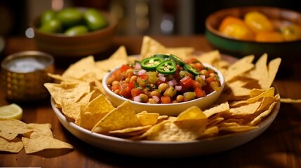 Texas Dish Cuisine of the United States Vegetarian Ai Generative