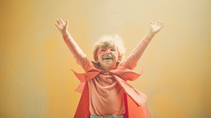 Fototapeta premium Child Superhero 