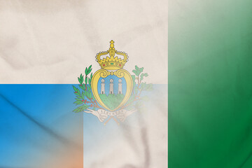 San Marino and Ivory Coast national flag transborder negotiation CIV SMR