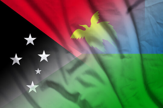 Papua New Guinea and Djibouti national flag transborder negotiation DJI PNG