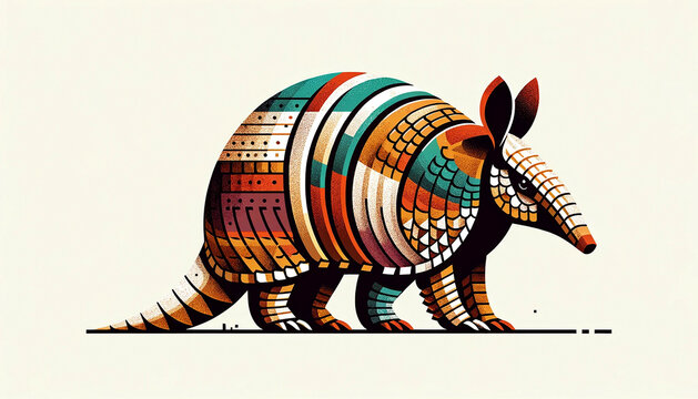 armadillo illustration