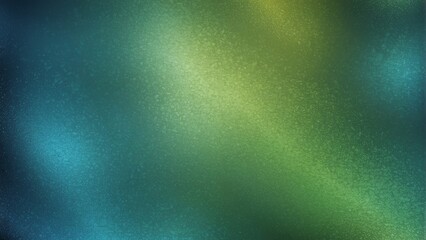 Blue and green theme color gradient, ombre. Abstract artistic contrasting bright glitter design of rough, grain, grungy from Generative AI