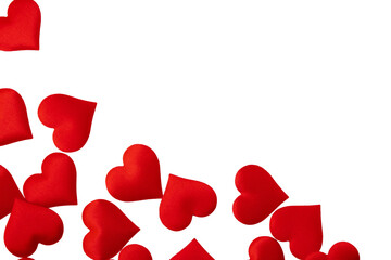 赤いハートの愛情のイメージ