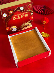 thousand layer cake or lapis legit in chinese new year concept