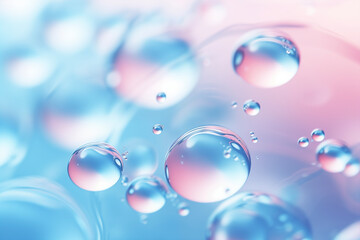 パステルな水滴