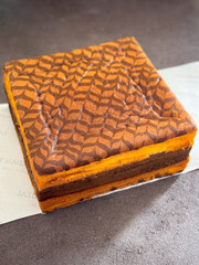lapis surabaya or three layer cake