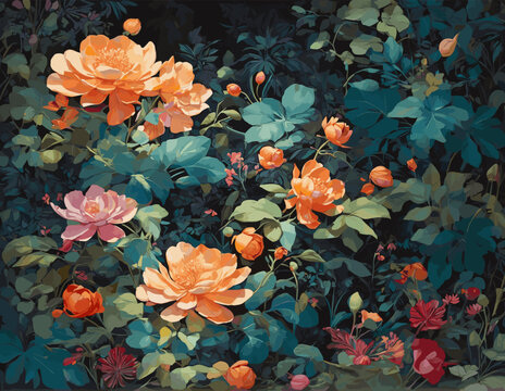 flowers in the garden