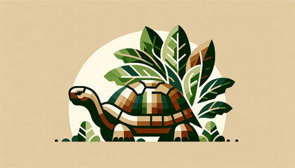 tortoise illustration 