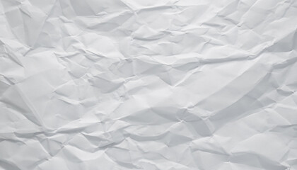 Obraz premium Texture of recycle white crumpled paper, can be use as abstract background, wallpaper, webpage, copy space for text. High quality photo