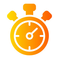 stopwatch gradient icon