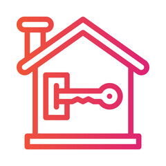 key gradient icon