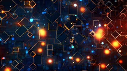 Obraz premium Abstract digital background Can be used for technology Ai Generative