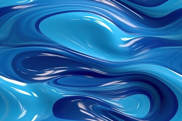 Step into a world of sophistication with this highly detailed rendering of viscous blue liquid, a visual symphony of elegance and sharp design. AI generative