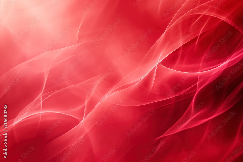 Poster red abstract background. dynamic shapes composition.