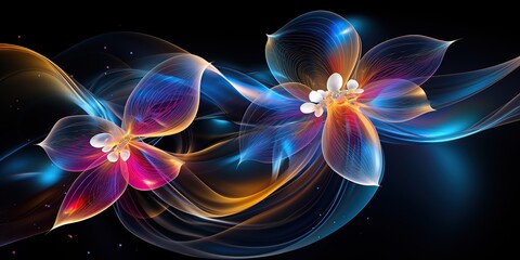 beautiful abstract floral background