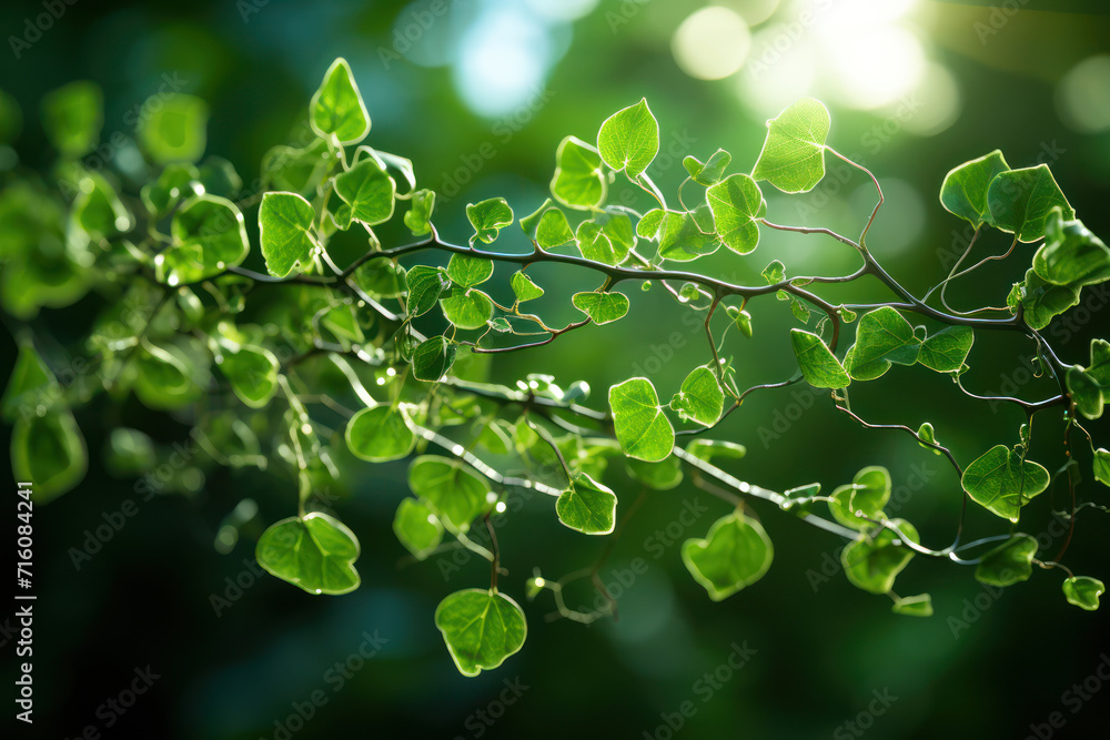 Poster the digital vine of banking innovation twists and turns, creating a network of possibilities that re