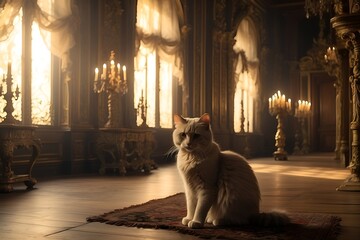 cat in the mansion