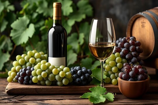 ワインと葡萄