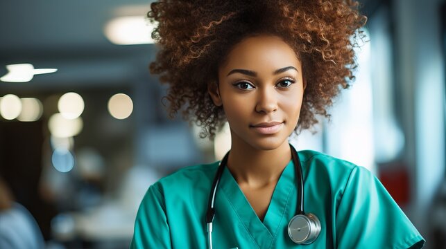 Resilient and compassionate registered nurse assisting heroically during medical crisis