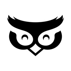 Owl Eye Vector Logo Design Template