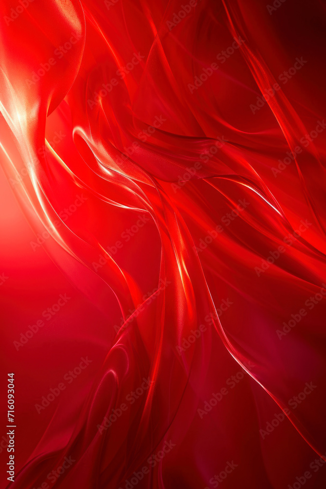 Poster vertical red abstract background. dynamic shapes composition.