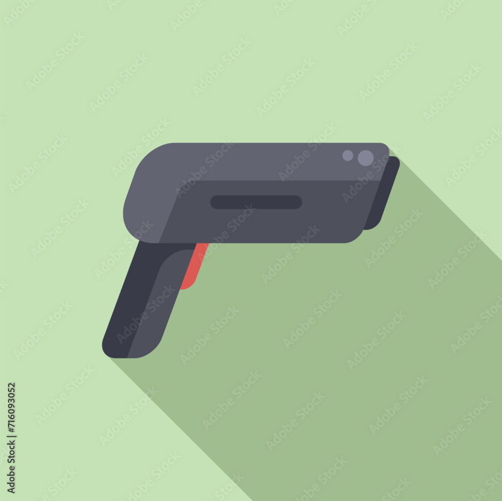 Aufkleber bar code scanner icon flat vector. scan smart check. check ticket pay