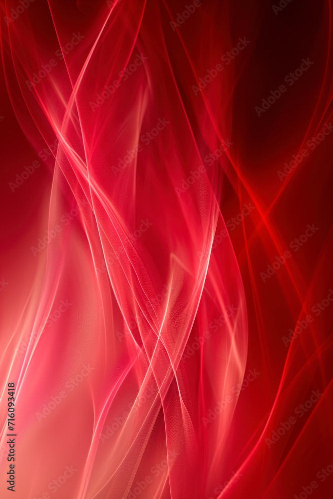 Poster vertical red abstract background. dynamic shapes composition.