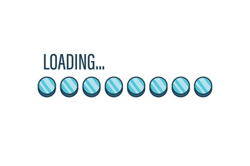 Loading Progress Bar Sticker Design
