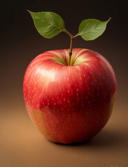 Fresh red apples.