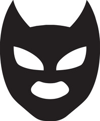 design a mask with a superhero theme, incorporating iconic symbols and logos from popular comic book heroes, icon