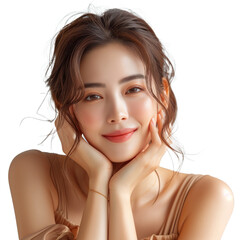 피부 메이크업 피부과 모델
