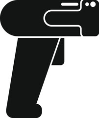 Handle scanner smart icon simple vector. Sign design city. Device cellular