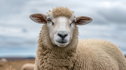 Obraz premium Sheep looking at the camera