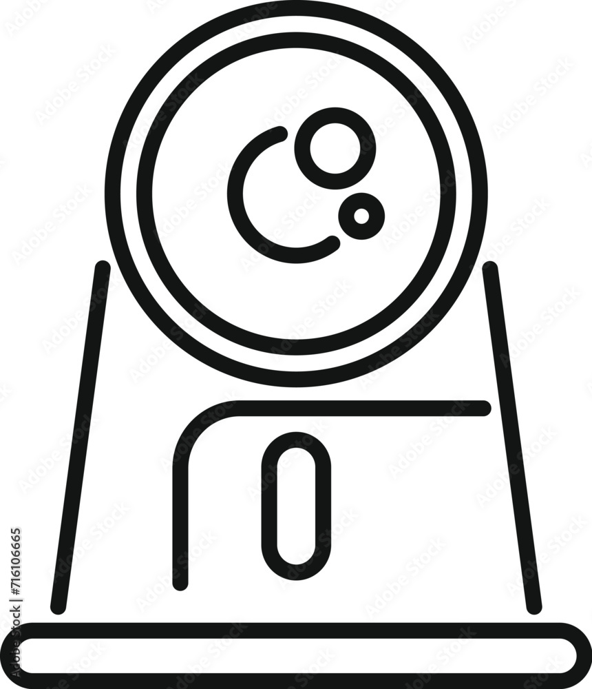 Poster camera scanner icon outline vector. scan receipt. connection sign design