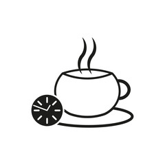 Coffee break icon. Vector illustration. EPS 10.