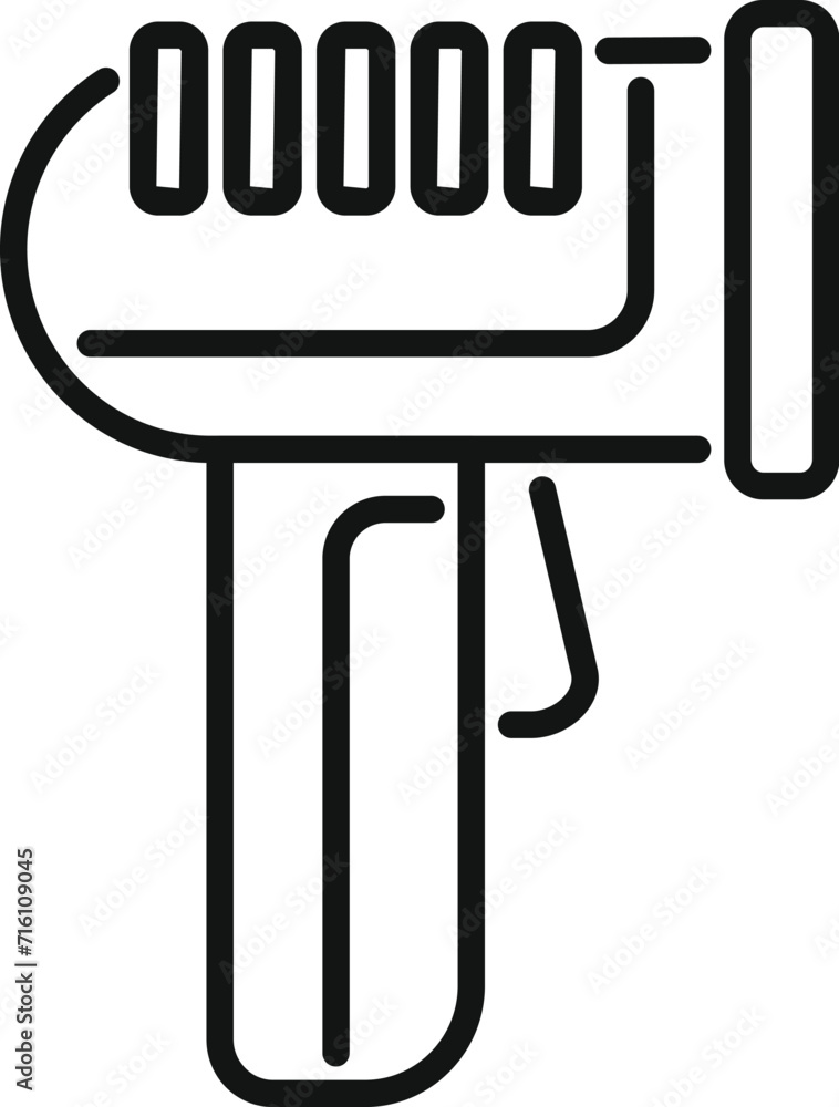 Poster sign smart bar icon outline vector. coding quick city app. space pda