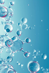 Molecular Structure Abstract Background	