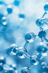 Molecular Structure Abstract Background	