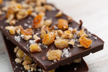 Nutty chocolate bars