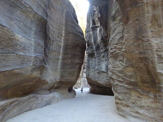 ペトラ遺跡・シーク　ヨルダン・ワディムーサ