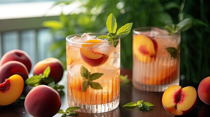 Fototapeta premium cocktail with lime