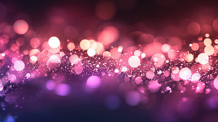 pink glow particle abstract bokeh background. pink light bokeh  - obrazy, fototapety, plakaty