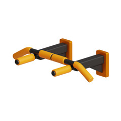 3d pull up bar gym and fitness Icon